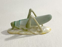 Herend porcelain grasshopper figure - rare!