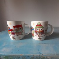 Siaki porcelain cocoa mug 2 pcs.