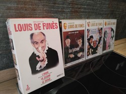 La Collection Louis De Funés Eredeti Francia kiadás 3 DVD Ritkaság makulátlan DVD