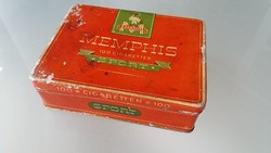 Régi Memphis Sport fémdoboz vintage cigarettás doboz