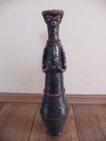 Molnár J András figurális kerámia váza