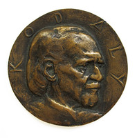 Tamás Vígh: Zoltán Kodály plaque / 1973 /