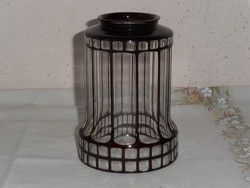 Art deko üveg lámpaernyő, lámpabura