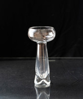 Mid-century modern design üveg váza - retro kisváza