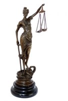 Justitia szobor 24cm 116