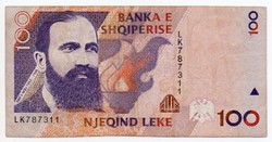 Albánia 100 albán Lek, 1996