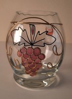 Retro stained glass vase