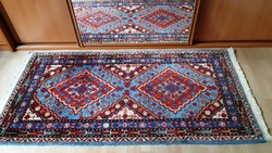 Azerbajdzsáni kézi csomózású szőnyeg 148 x 72 cm