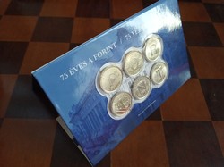 UNC 75 éves a forint 5 forint érmék díszcsomagolásban 2021