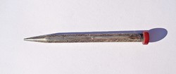Régi ezüst ceruza bakelit felső tekerő résszel