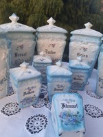 Dreamy forget-me-not spice holder set