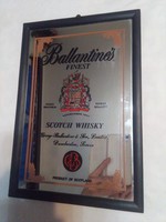 Tükrös reklám tábla "Ballantines" "Whisky"