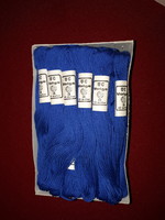 Big box of blue volga embroidery thread