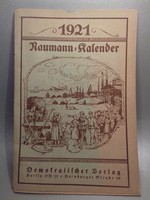 1921 Antique old newspapers various 3 pieces one price naumann kalender auf spuren richtiges briefdeuch