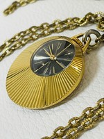 Old gilded pendant watch