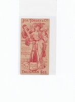 Jos. Törley & cie. Talisman sec calculation card budapest-budafok