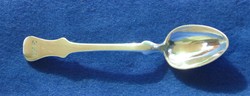 Antique silver teaspoon, Vienna, 1858, 13 lats, a real rarity! A single and unique piece.