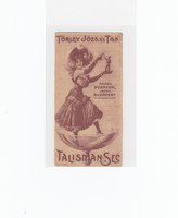 József Törley and tsa. Talisman sec calculation card budapest-budafok