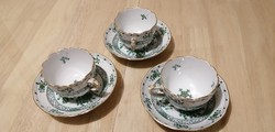 Herend elf coffee cups in immaculate condition