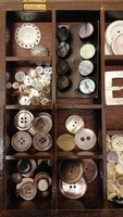 Real antique / vintage pearl buttons more than 500pcs, lots of sets, unique, special