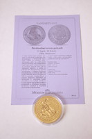 Történelmi aranypénzek - I. Lipót 10 dukát 1703 utánveret