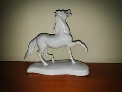 Makulátlan Herendi fehér ló figura