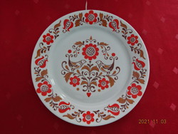 Great Plain porcelain wall plate with folk art pattern, diameter 19 cm. He has!