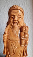 Oriental wooden sculpture, wood carving