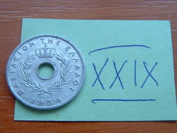 GÖRÖG 10 LEPTA 1954 Bern mint, Switzerland SZŐLŐ ALU.  XXIX.