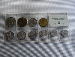 1985 fóliás forgalmi sor UNC érmékkel /3