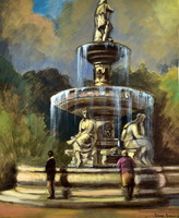 Ferenc Pataky, valiant (1897 - 1978) fountain