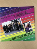 Bakelit lemez Neoton familia / Vonalra várva