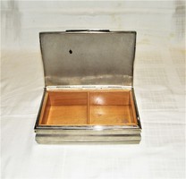 Art Deco  alpakka kártya doboz - Cigaretta kínáló