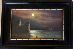 FK/119 - Unknown Painter – Night Sea /textile art/
