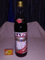 CAPRI  fűszerezett édes bor - bontatlan retro ital - egy literes