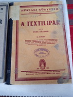 Műszaki könyvtár-A textilipar.1-2-4. rész