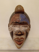 Bakongo Afrika maszk afrikai Kongó africká maska 346 dob 31