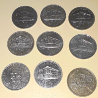 Ezüst 200 forintos érmék 10 darab