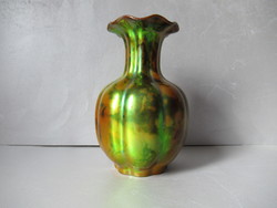 Antik, Zsolnay eozin váza (16 cm)