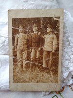 Régi I. világháborús katonai fotó, katonák 1915