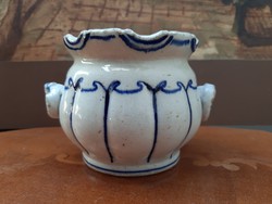 Városlőd ceramic pot with more than 100 years old sugar bowl