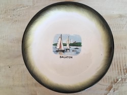 Bodrogkeresztúri emlék tányér, falidísz (Balaton)