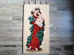Vintage Madonna with baby tapestry, tapestry