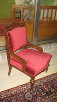 Renovated antique armchair
