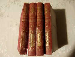 All works by Ferencz Kölcsey 1-8 in 4 volumes with gold leaf edges 1859-1860