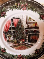 Royal stafford made in burslem Christmas plates