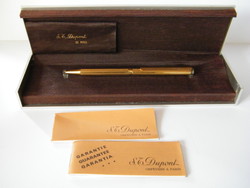 Vintage st. Dupont gilded ballpoint pen (for Grandma)