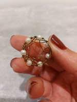 Beaded, scarf, scarf holding ring
