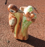 Bodrogkeresztúr ceramic woodpecker - extremely rare