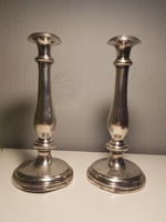 Antique silver candlestick pair pesth 1840